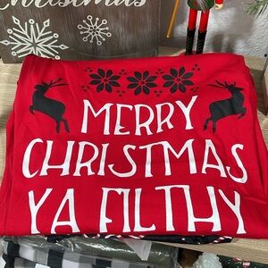 Merry Christmas mans pajama set